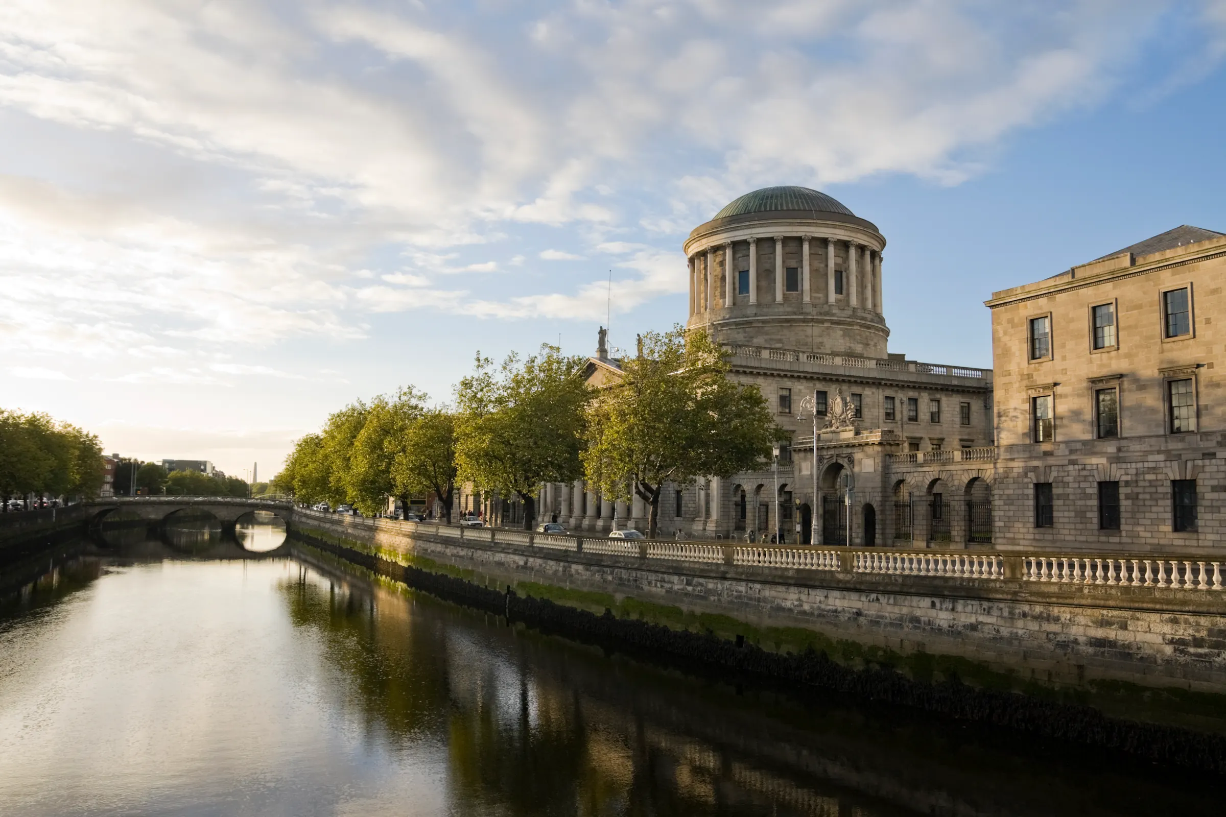 The Four Courts and the River Liffey, Dublin